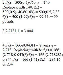 Homework Quiz 7 Answers